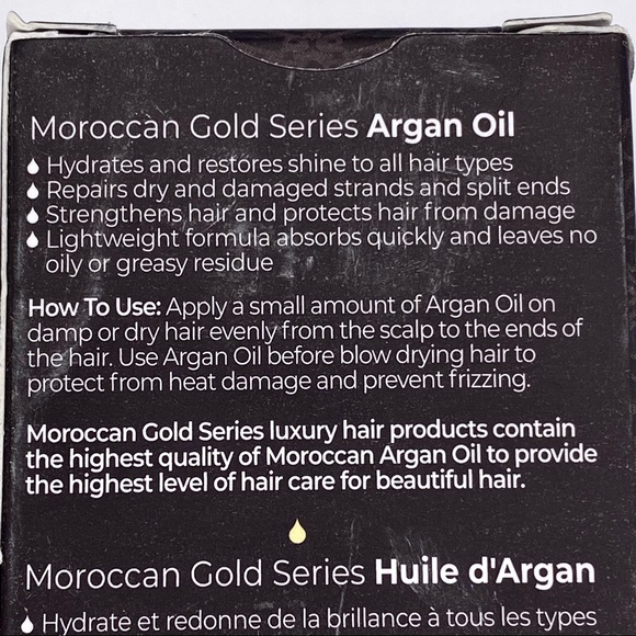 NIB Moroccan Gold Series Argan Oil - Picture 13 of 15